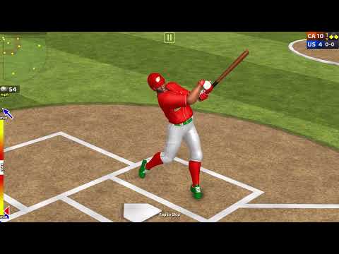Baseball Game On