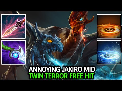 Jakiro Twin Terror Free Hit – Diffusal + Witch Blade Destroy Mid Dota 2
