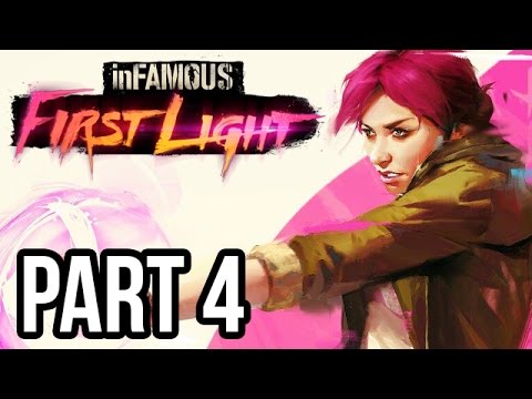 Infamous First Light Gameplay Walkthrough - Part 4 - Orbs Everywhere (PS4 1080p HD)