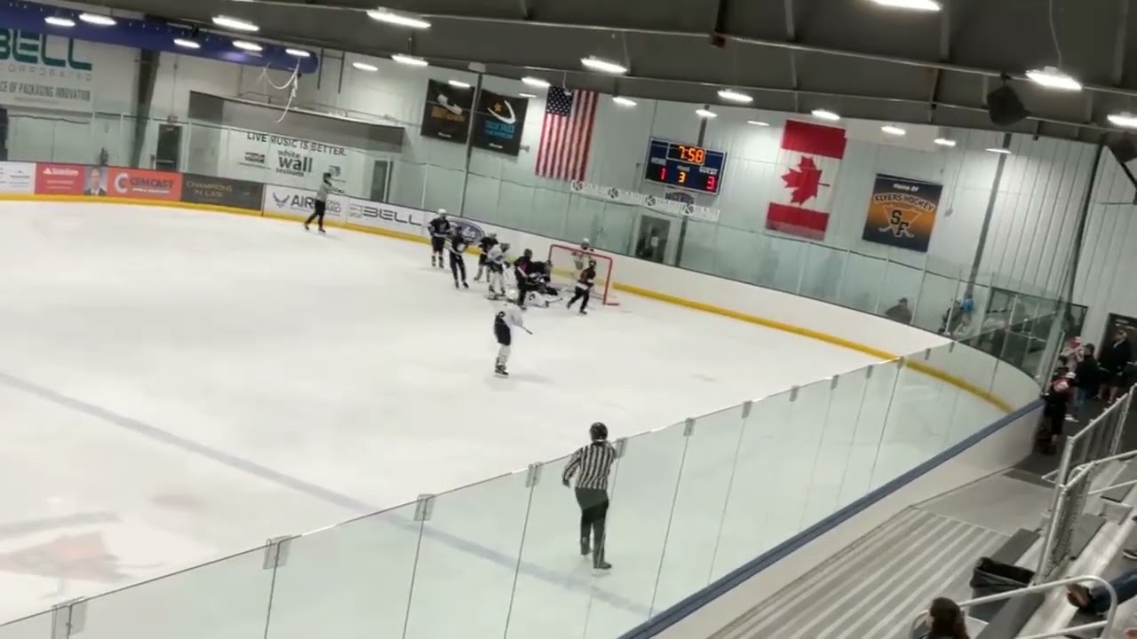 Game 2 (Sioux Falls): Dylan goal assisted by Theo