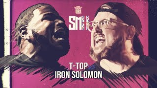 T-TOP VS IRON SOLOMON SMACK RAP BATTLE| URLTV