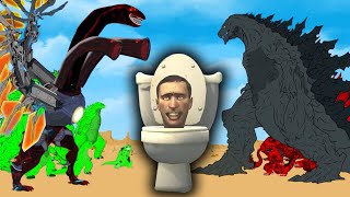 Rescue GODZILLA & KONG From Evolution of PYTHON - KING GHIDORAH | Skibidi Toilet Song ( Meme Cover )
