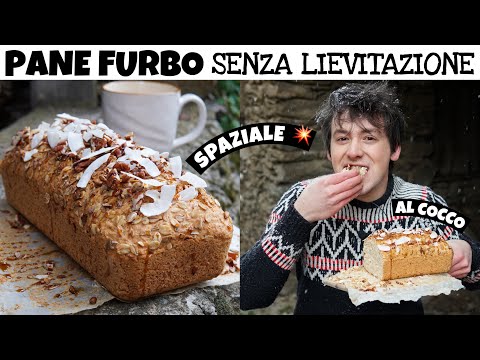 PANE FURBO SENZA LIEVITAZIONE: - al cocco - top per colazione - RICETTA VELOCISSIMA |Davide Zambelli