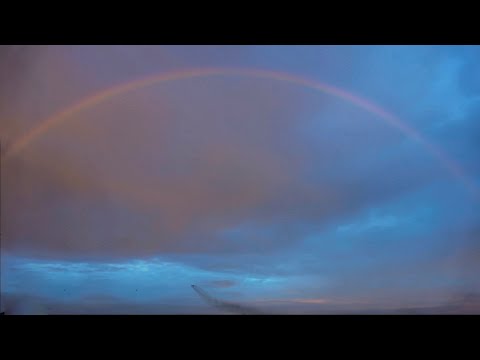 B-52 Red Sky Rainbow Departure Early Morning RAF Fairford 28/02/22