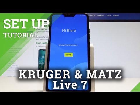 How to Set Up KRUGER & MATZ Live 7 - Activation / Configuration Steps