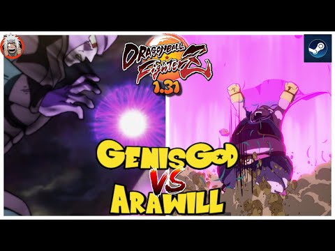 DBFZ Arawill vs GenisGod - Amazing Fights! - Ver 1.31