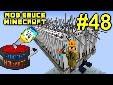Minecraft Mod Sauce Ep. 48 - Upgrades !!! ( HermitCraft Modded Minecraft )