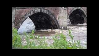 preview picture of video 'River Ribble in Flood in Preston'