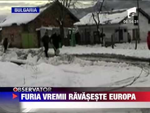 Cod rosu de ninsori in Bulgaria 27 IANUARIE 2012