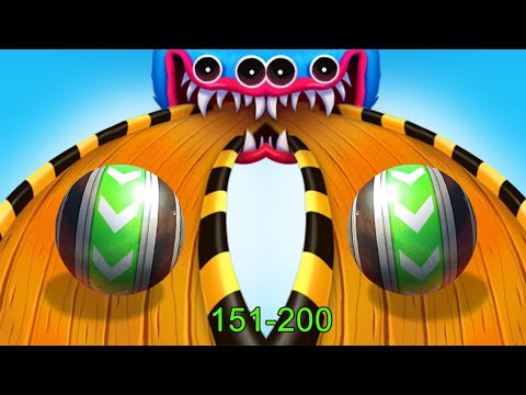 Sky Rolling Ball 3D Android iOS Gameplay Level 151-200