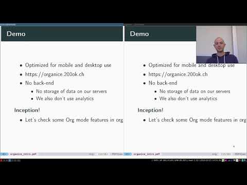 EmacsConf 2019 - 05 - Use Org mode when away from the desktop - Zen Monk Alain M. Lafon