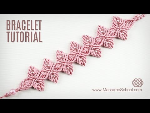 Macramé Double Wave Bracelet Beautiful Blue Danube by Strauss