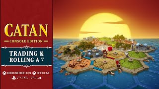CATAN - Console Edition - How to play | Part 2 - Trading and Rolling 7's