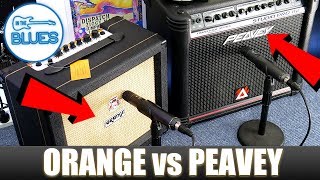Video thumbnail for Orange Crush 35RT vs Peavey Studio Pro 112 Amplifier Shootout by intheblues