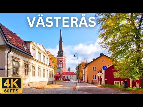 Körtur 4K: Västerås Sverige 🇸🇪 | Stadsresa