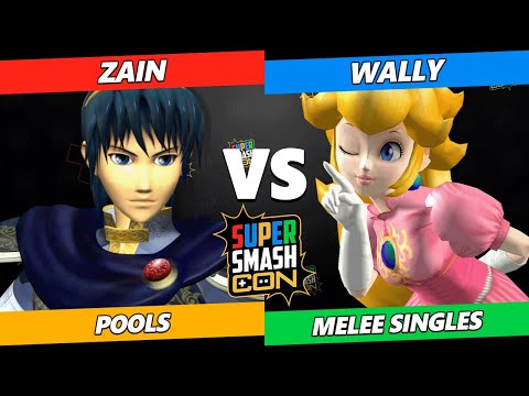 SSC 2022  - Zain (Marth) Vs. Wally (Peach) Smash Melee Tournament