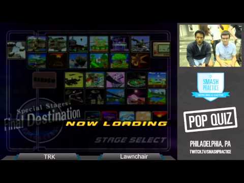 Pop Quiz I - Winners Round 4 - TRK (Sheik) vs Lawnchair (Marth) - SSBM Smash Melee