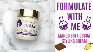 How To Make A Styling Cream | DIY Styling Cream Formulate With Me