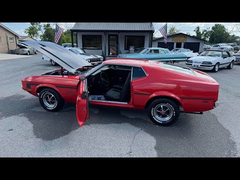 Test Drive 1972 Ford Mustang Mach 1 Fastback SOLD $23,900 Maple Motors #3139