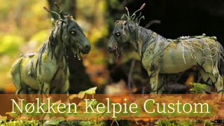 Painting a Kelpie Horse - Halloween Special Nøkken Custom Horse!