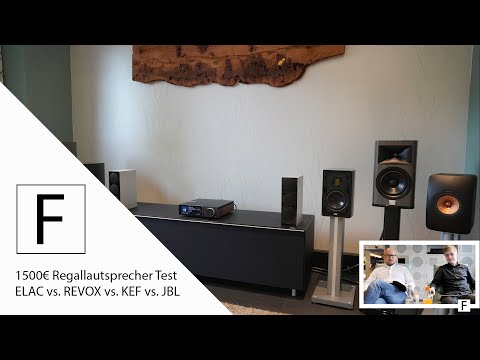 1500€ Regallautsprecher im Test - Kef LS50 Meta vs. Revox Shelf G70 vs. JBL HDi 1600 vs. Elac BS 263