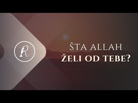 ŠTA ALLAH ŽELI OD TEBE? - Jasmin Durić, prof.