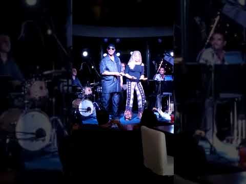 Stevie Wonder & Daline Jones at #JazzOnTheRocks