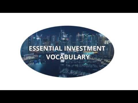 Essential investment vocabulary