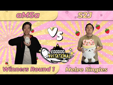aMSa (Yoshi) vs S2J (Captain Falcon) - Eggdog Invitational 2024 - Melee Singles: Winners R1
