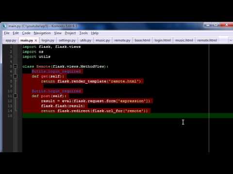 Python/Flask Tutorial part 5 - Static pages