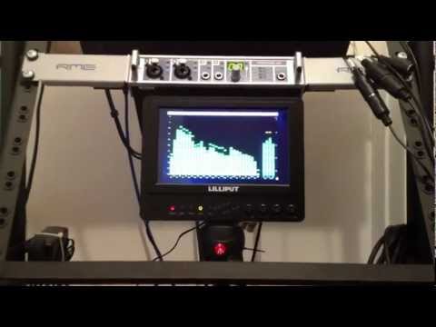 Spectrum Analyzer: Lilliput 7" Display + RME Digicheck