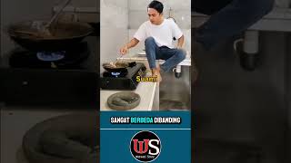 Download lagu BEGINI BEDANYA SUAMI ISTRI KALO LAGI MASAK #lucu #ngakak mp3