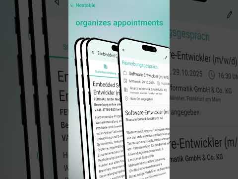 Nextable the Jobs AI Assistent