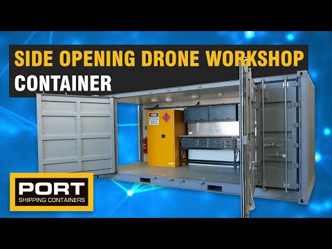 A Portable Workshop built to service Drones