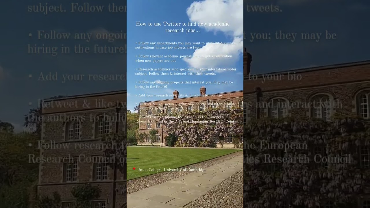 How I used Twitter to find a job in academic research 📑