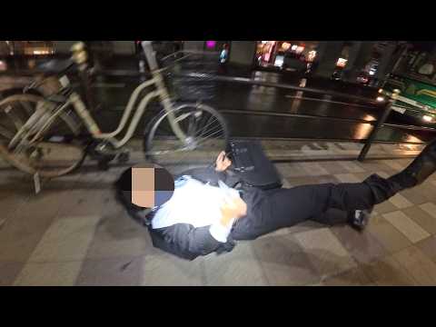 【大転倒】絶対に交番へ行きたくないサラリーマンは逃走、隠滅しようとあの手この手でもがき苦しむ疑いがある　ドキュメンタリー　スーパードミネーターリキ　日本のリアル　注意喚起　気をつけてください