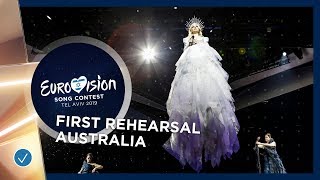 Australia 🇦🇺 - Kate Miller-Heidke - Zero Gravity - First Rehearsal - Eurovision 2019