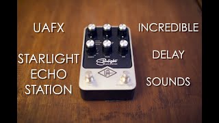 Video thumbnail for Universal Audio Starlight Echo Station | Amazing Authentic Vintage Delays (No Talking Demo) by Andrew Cheng - Guitarist