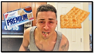 SALTINE CRACKER CHALLENGE GONE WRONG!