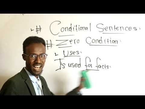conditional sentences (zero conditions).