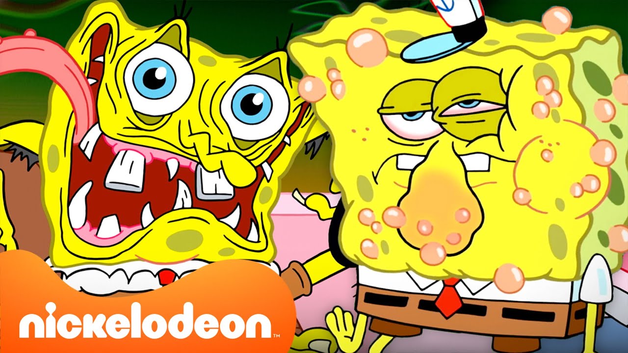 Le scene più DISGUSTOSE di SpongeBob di sempre | Compilation di 53 minuti | Nickelodeon