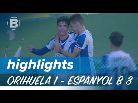 Resum Orihuela 1 - Espanyol B 3 (À Punt)