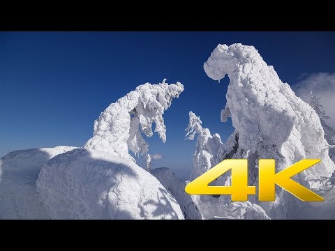 Zao Snow Monsters - Yamagata - 蔵王の樹氷 - 4K Ultra HD