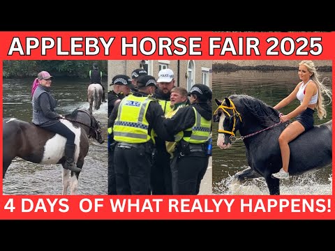 Police, Horses, Drama Appleby Horse Fair 2025 has it all!