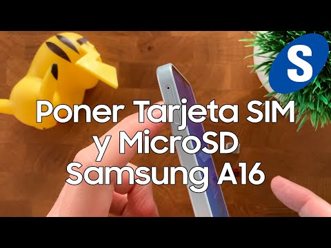 Como Poner la Tarjeta SIM y MicroSD en un Samsung A16 - Samsungizate