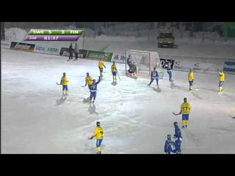 Bandy VM -  Sverige - Finland (Höjdpunkter Andra Halvlek)