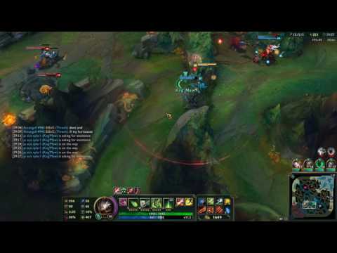 When you're alone in the enemy base and an Ulting Riven charges at you.