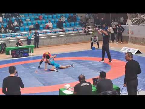 FS 65 1/2 final İsmayilzade Elcan AZE vs Khaxharov Rustamjan KGZ 4-4