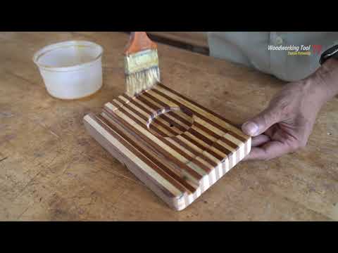 DIY Wooden Phone Holder with Built-in Wireless Charger