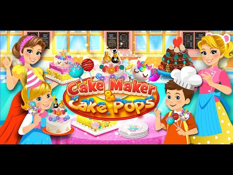 Cake Maker & Candy Pops Cook Video